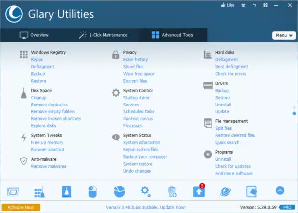 Glary Utilities