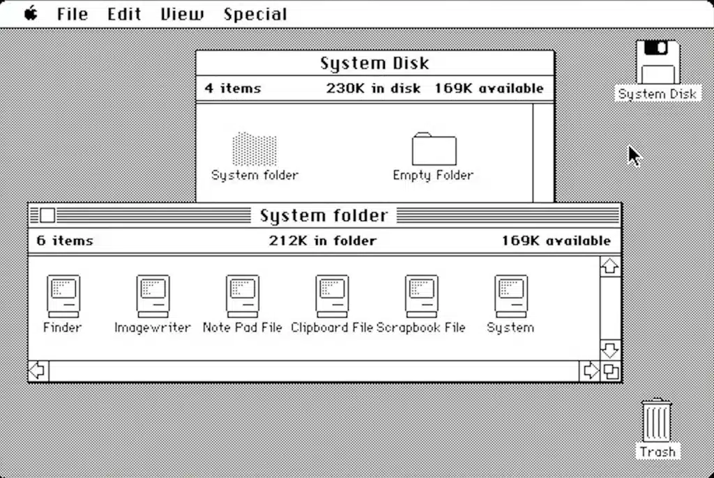 System 1 - Sistema Operativo Apple Macintosh