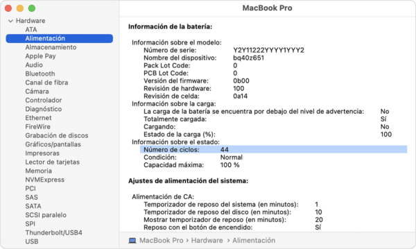 ¿Por qué mi MacBook Pro no carga? Soluciones - Ciclos de carga