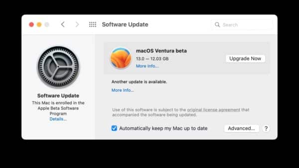 Descargar MacOS Ventura - Actualización