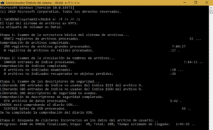 CHKDSK en Windows