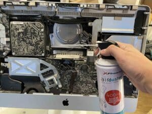 Cambiar Disco Duro iMac - Limpieza Interior