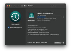 Como hacer copia de seguridad Time Machine