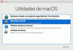 Instalación de MacOS