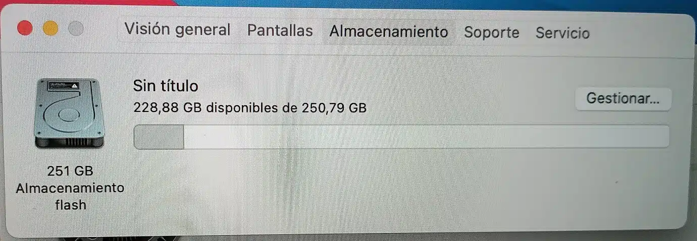 MacBook Pro A1502 Capacidad Disco Duro