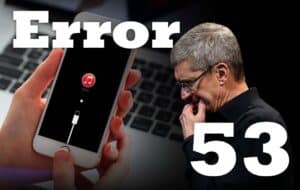 Error 53 al Actualizar el iPhone
