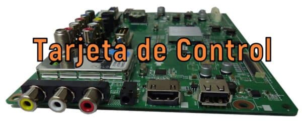 Televisor con tarjeta de control dañada
