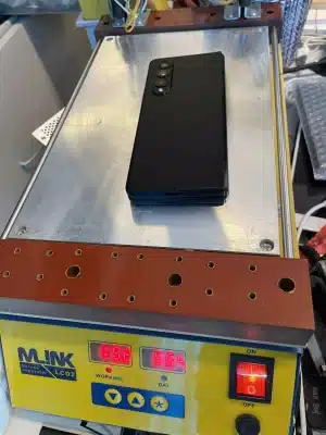 Sustituir pantalla Samsung Galaxy Z FOLD 3 5G - Calentar a 65º