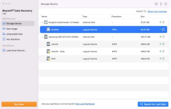iBoysoft Data Recovery