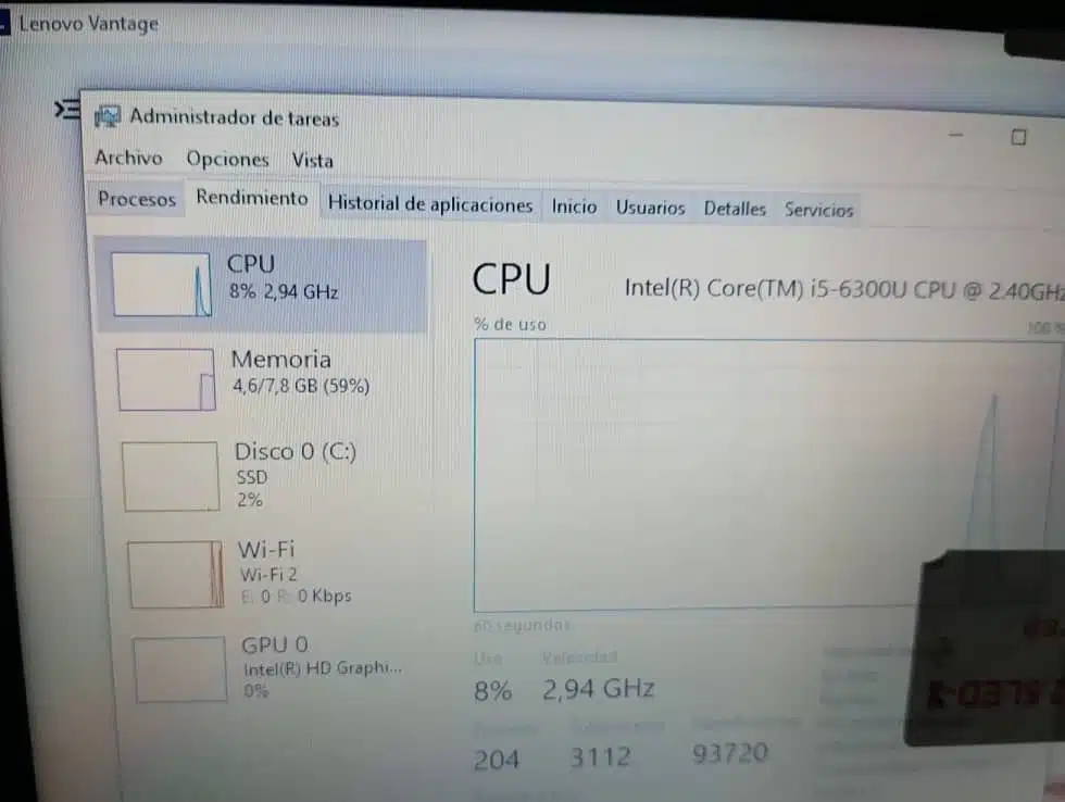 Lenovo ThinkPad X270 Procesador i5