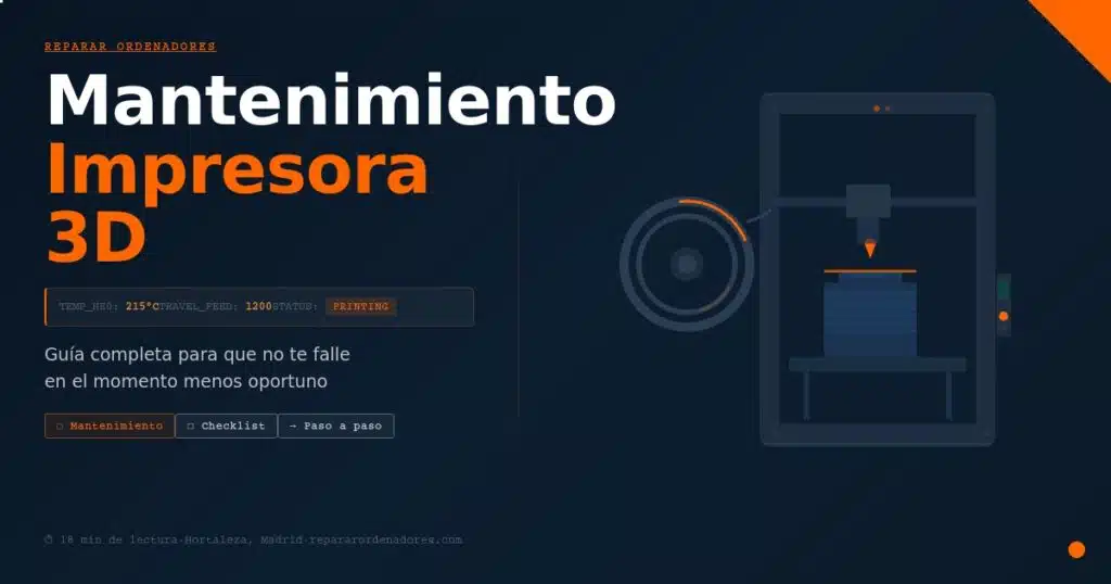 Mantenimiento Básico de una Impresora 3D