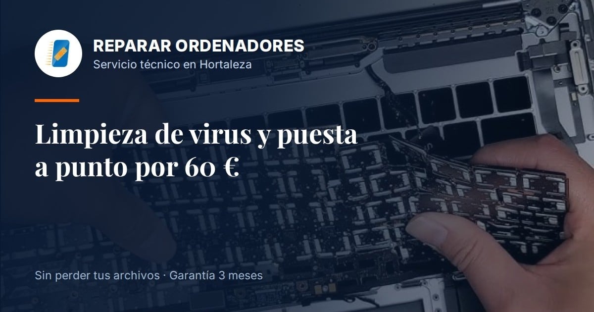 Señales de que tu ordenador tiene virus (y síntomas que no lo son) 2 Limpieza de virus y puesta a punto en Hortaleza, Madrid