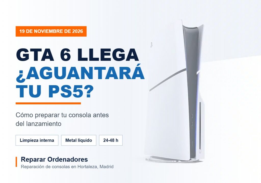 PlayStation 5 lista para el lanzamiento de GTA 6 el 19 de noviembre de 2026