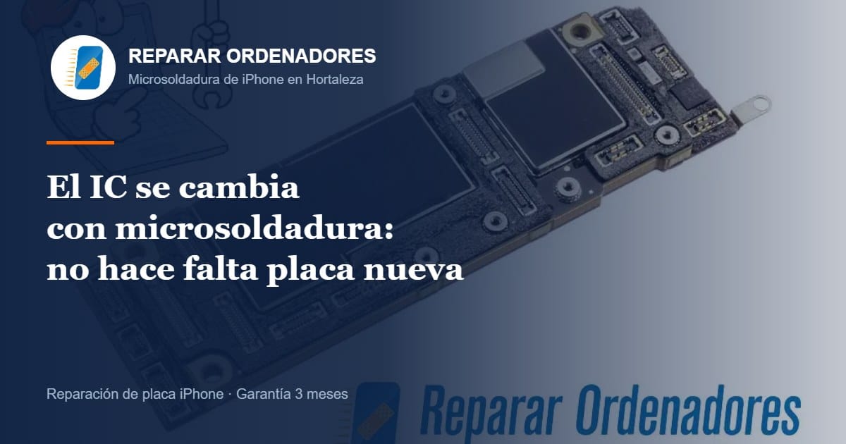 Reparar IC de carga iPhone 6 Cambio de IC de carga de iPhone con microsoldadura