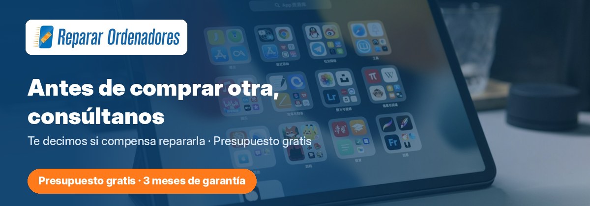 Las mejores tablets de 2026: cuál comprar según tu uso y presupuesto 7 Reparar Ordenadores: antes de comprar otra tablet, consúltanos si compensa repararla
