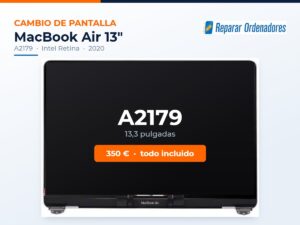 Cambio de pantalla MacBook Air 13 A2179