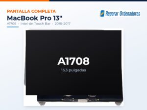 Pantalla completa MacBook Pro 13 A1708
