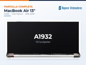 Pantalla completa MacBook Air 13 A1932