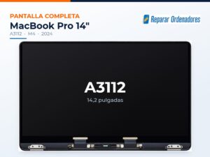 Pantalla completa MacBook Pro 14 A3112