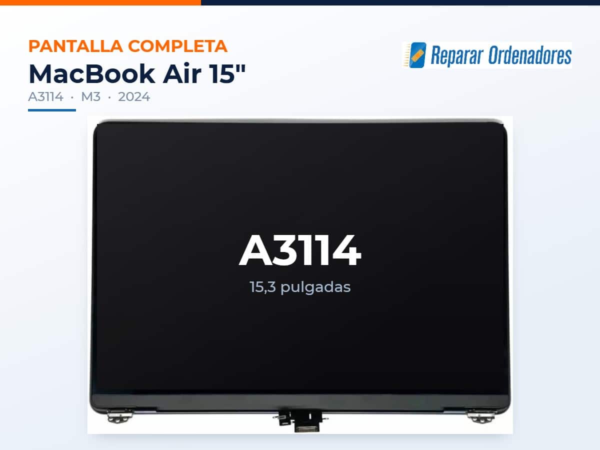 Pantalla MacBook A3114 1 Pantalla completa MacBook Air 15 A3114