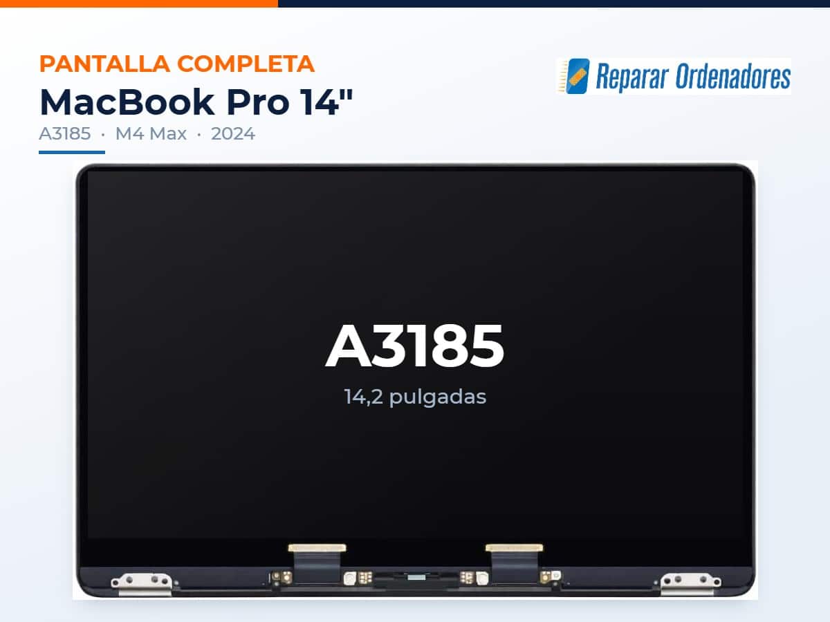 Pantalla MacBook A3185 1 Pantalla completa MacBook Pro 14 A3185