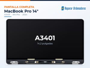 Pantalla completa MacBook Pro 14 A3401