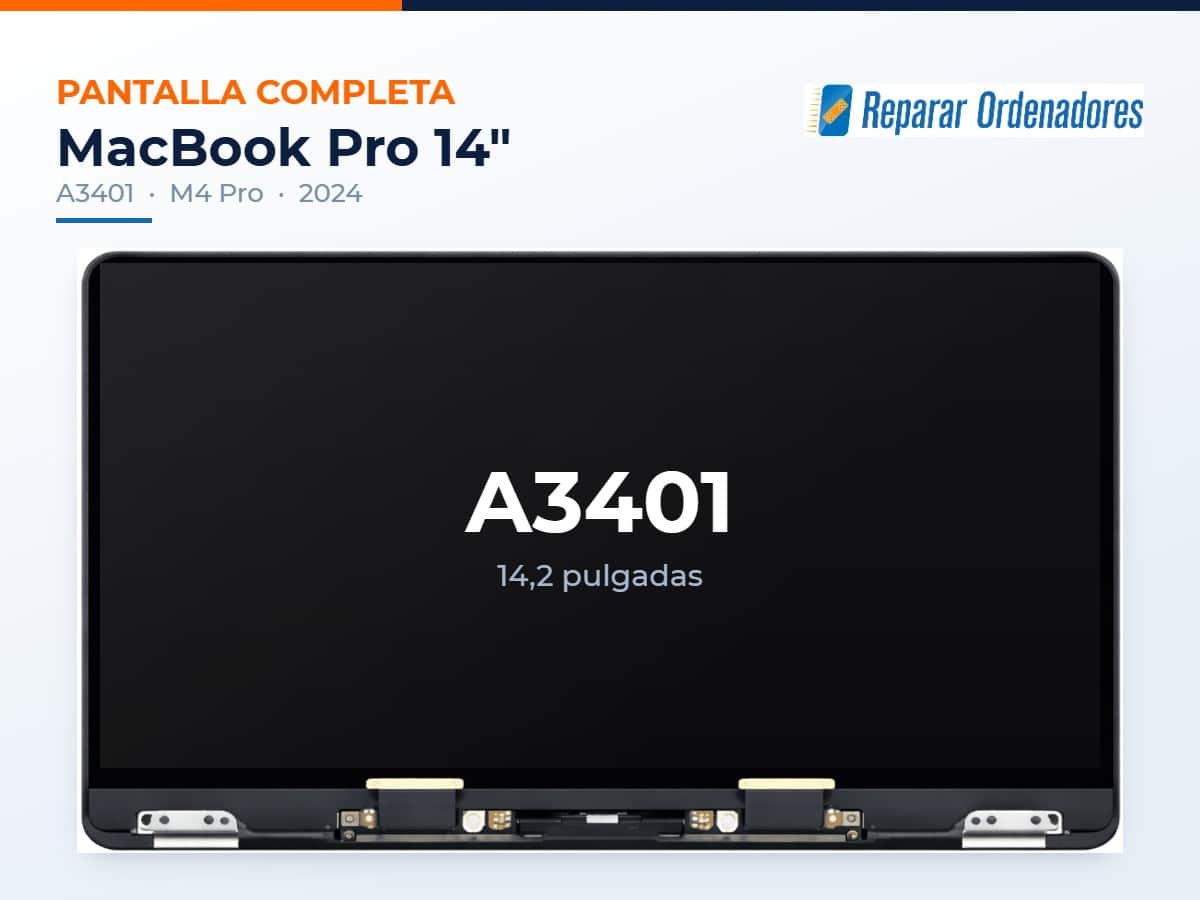 Pantalla MacBook A3401 1 Pantalla completa MacBook Pro 14 A3401