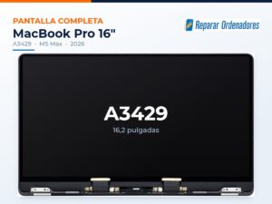 Pantalla completa MacBook Pro 16 A3429
