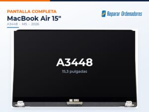 Pantalla completa MacBook Air 15 A3448