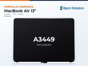 Pantalla completa MacBook Air 13 A3449