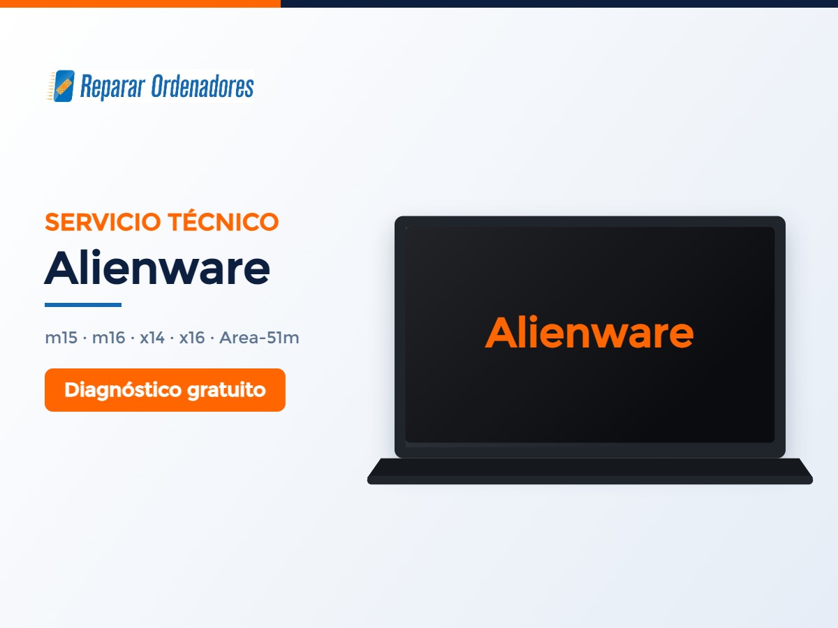 Reparar Portátil Alienware en Madrid 1 Servicio técnico de portátiles Alienware en Madrid