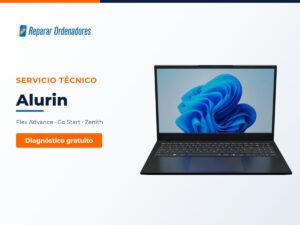Servicio técnico de portátiles Alurin en Madrid