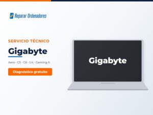 Servicio técnico de portátiles Gigabyte en Madrid