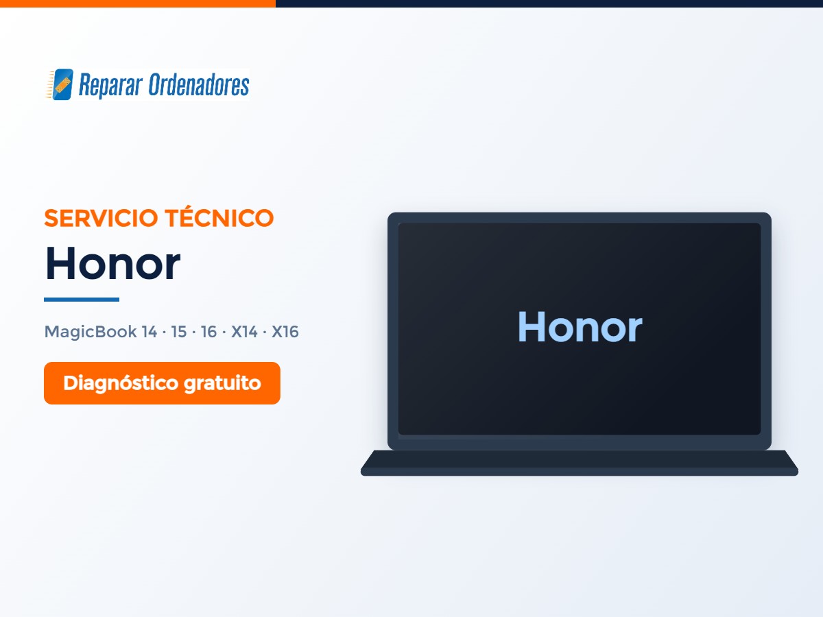 Reparar Portátil Honor en Madrid 1 Servicio técnico de portátiles Honor en Madrid