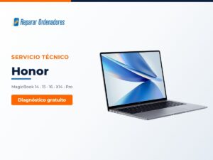 Servicio técnico de portátiles Honor en Madrid