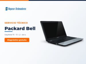 Servicio técnico de portátiles Packard Bell en Madrid