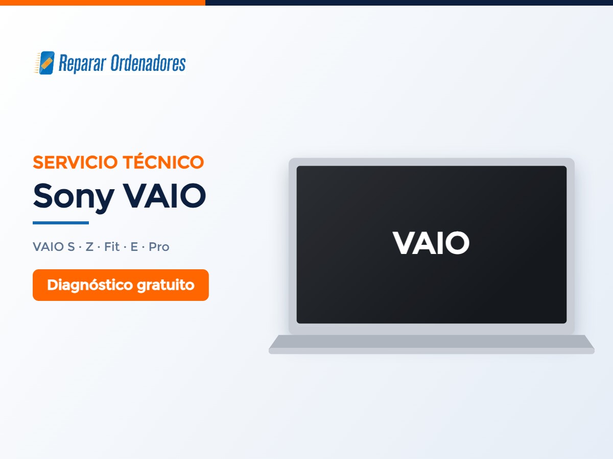 Reparar Portátil Sony VAIO en Madrid 1 Servicio técnico de portátiles Sony VAIO en Madrid