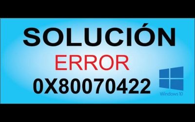 Solución Error 0x80070422