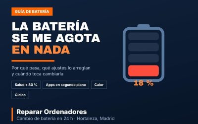 Batería de móvil casi agotada: motivos y cuándo cambiarla