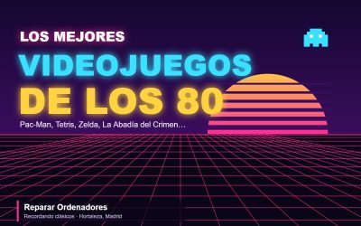 Los mejores videojuegos de los años 80, con estética arcade retro