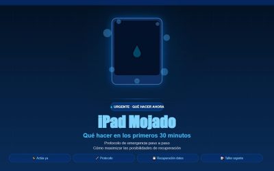 iPad Mojado Qué Hacer Protocolo Emergencia