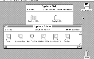 System 1 - Sistema Operativo Apple Macintosh